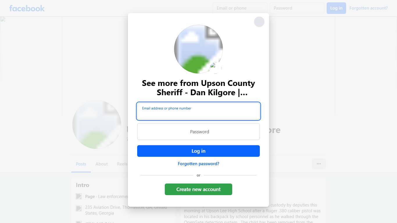 Upson County Sheriff - Dan Kilgore | Thomaston GA | Facebook